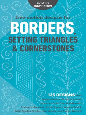 cover image of Free-Motion Designs for Borders, Setting Triangles & Cornerstones